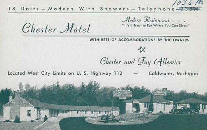 Chester Motel (Econolodge) - Old Postcard Shots (newer photo)